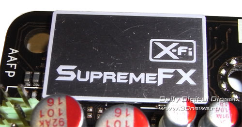  ASUS Rampage II Gene звуковой контроллер 