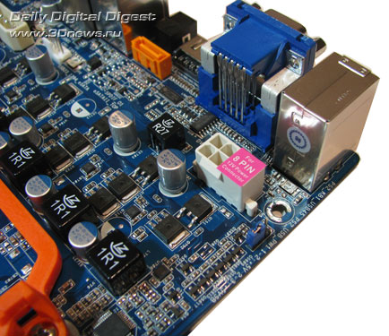  ASRock M3A790GXH/128M доп. разъем питания 