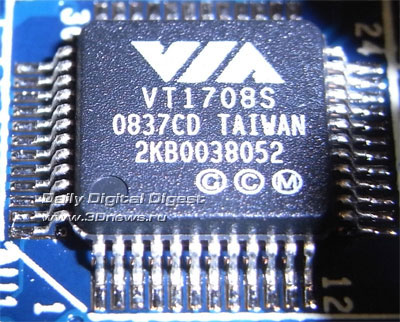  ASRock A780GXH/128M звук 