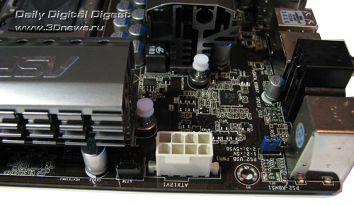  ASRock P55 Extreme разъем питания 