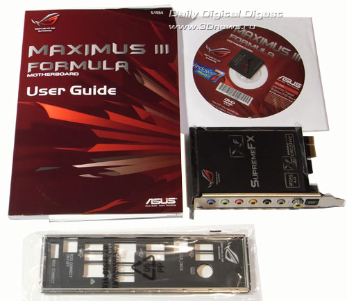  ASUS Maximus III Formula комплектация 1 