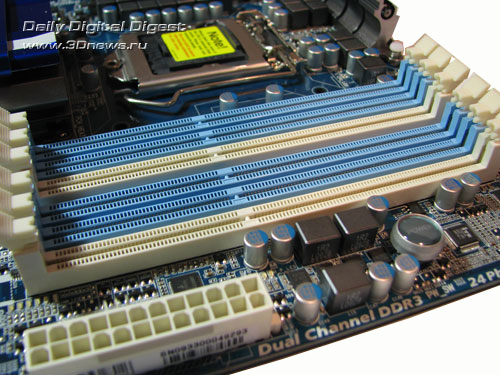  Gigabyte GA-P55-UD6-С DIMMs 
