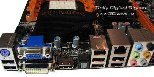  Foxconn Cinema II Deluxe задняя панель 