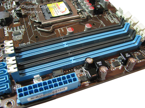  ASUS P7H55-M Pro DIMMs 