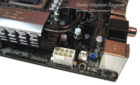  ASRock P55 Deluxe3 разъем питания 