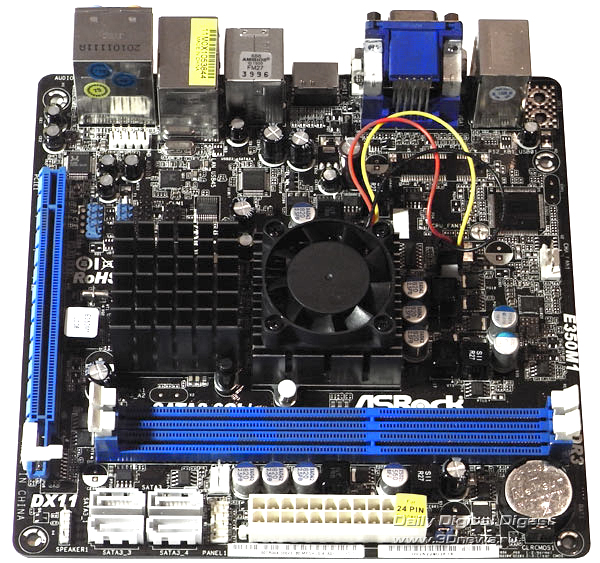  ASRock E350M1 плата 