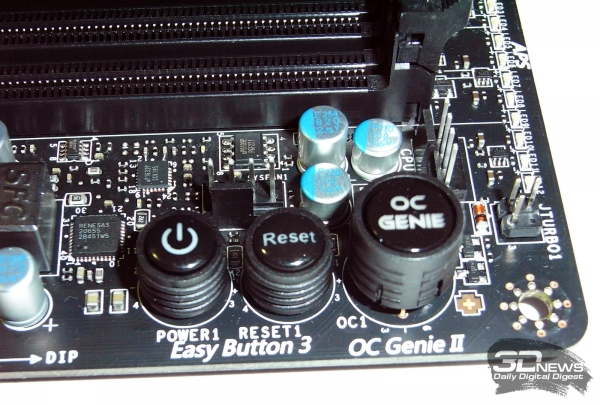  MSI Z77 MPower кнопки 