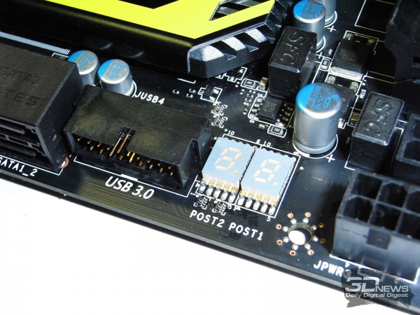  MSI Z77 MPower семисегментный индикатор POST-кодов 