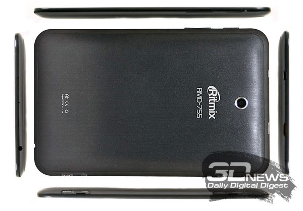  Боковые торцы и задняя сторона Ritmix RMD-755 