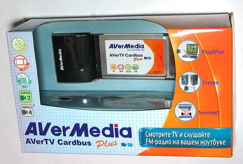  PCMCIA TV тюнер AverTV CardBus Plus 